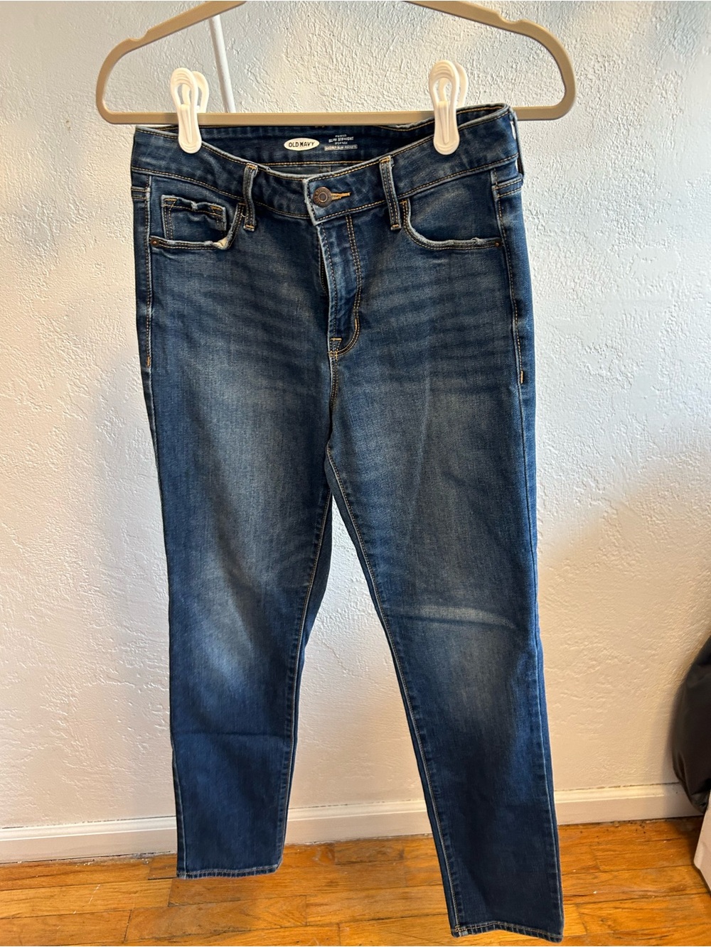 Old Navy Women's Dark Blue Straight Leg Jeans
